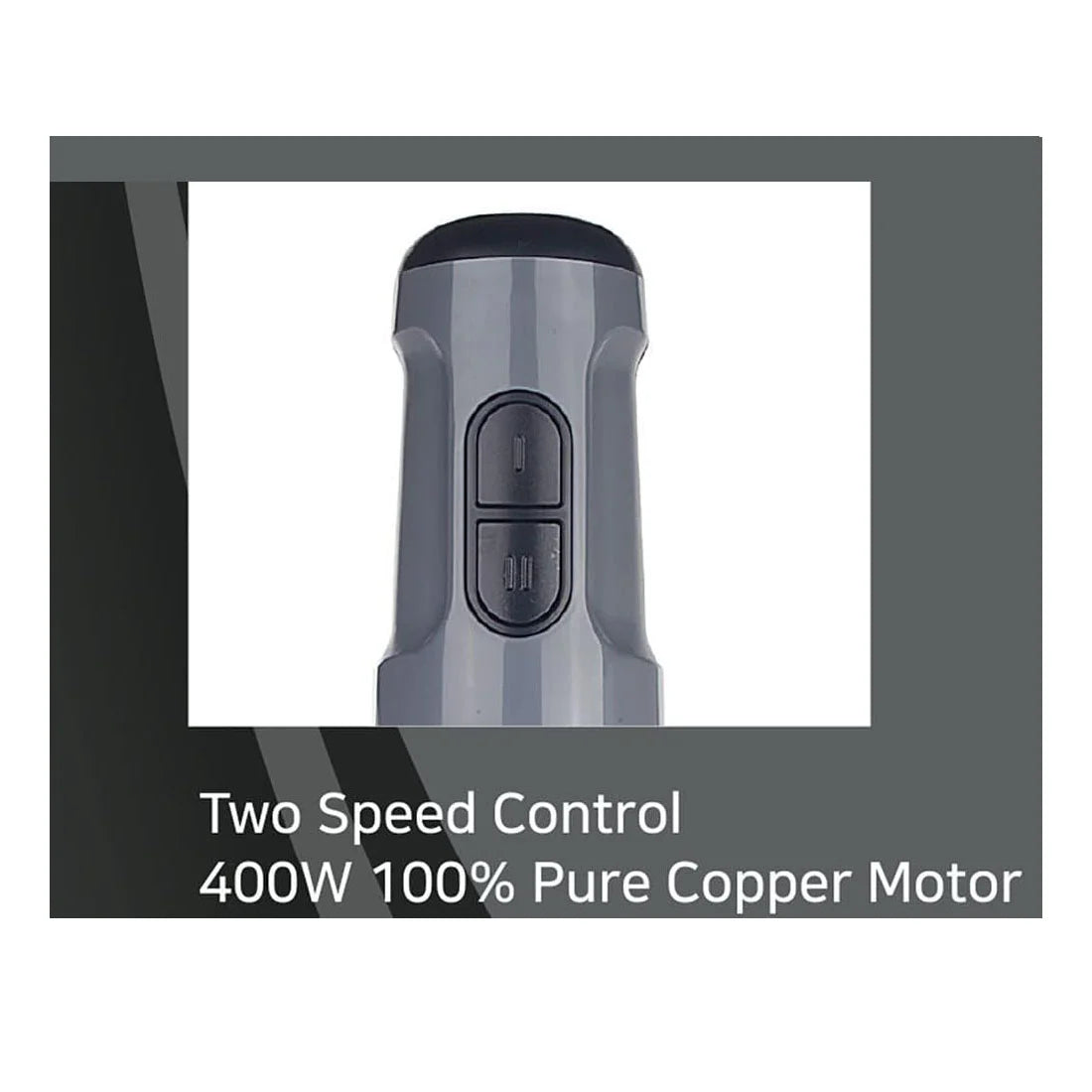 Electric Hand Blender 400W Two Speed Q4058
