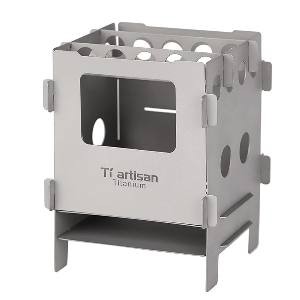 Titanium Wood Burning Pocket Camping Stove L729040