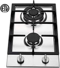 Natural Gas 2 Burner Gas Cooktop D958