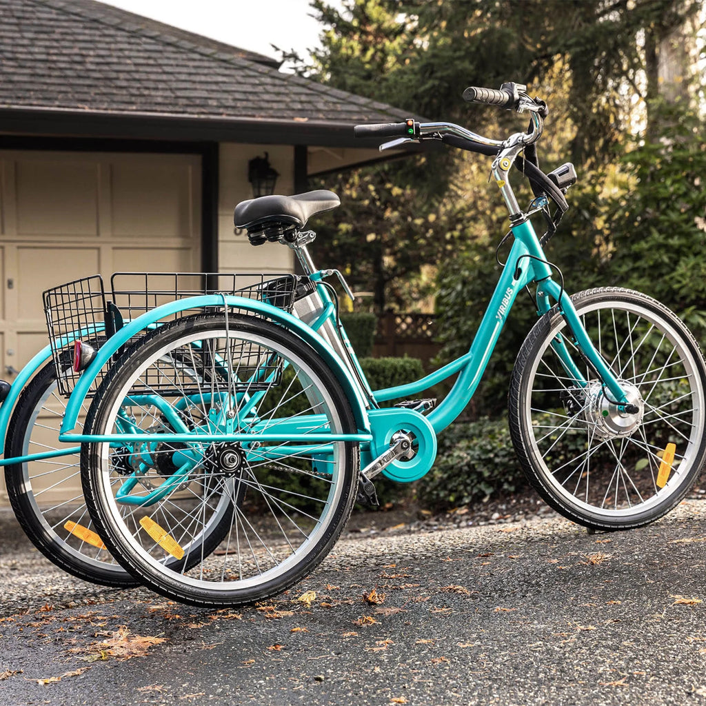 26" 350W Electric Tricycle with Basket A5616