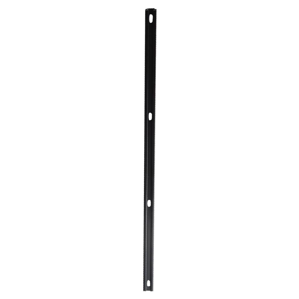 Aluminum 60cm Marine Boat Rail Bracket for Fishing Rod Holder with 4 Screws Hardware A206