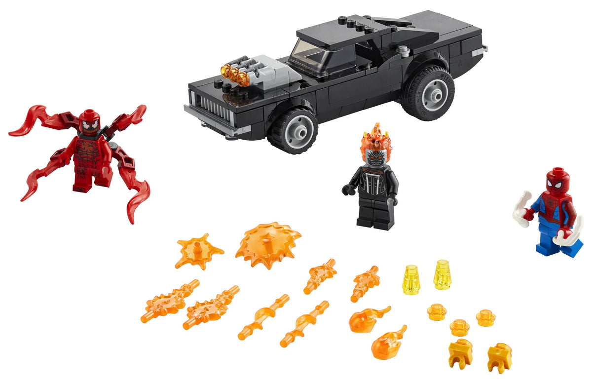 Spider-Man and Ghost Rider vs. Carnage Building Toy (212 Pieces) U990171