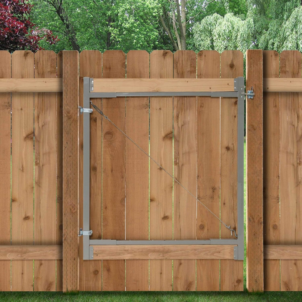 Steel Frame Gate Building Kit, 36-72 Inch Wide Opening (6 Pack) G16724