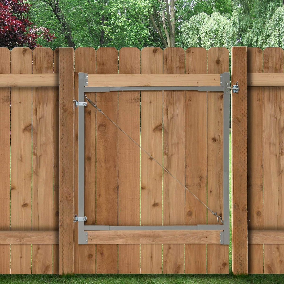 Steel Frame Gate Building Kit, 36-72 Inch Wide Opening (6 Pack) G16724