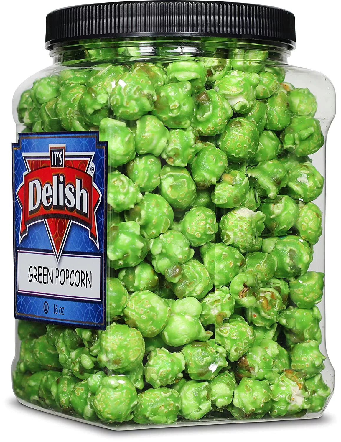 Green Apple Flavored Popcorn 16 Oz Gluten Free Vegan Kosher S1121