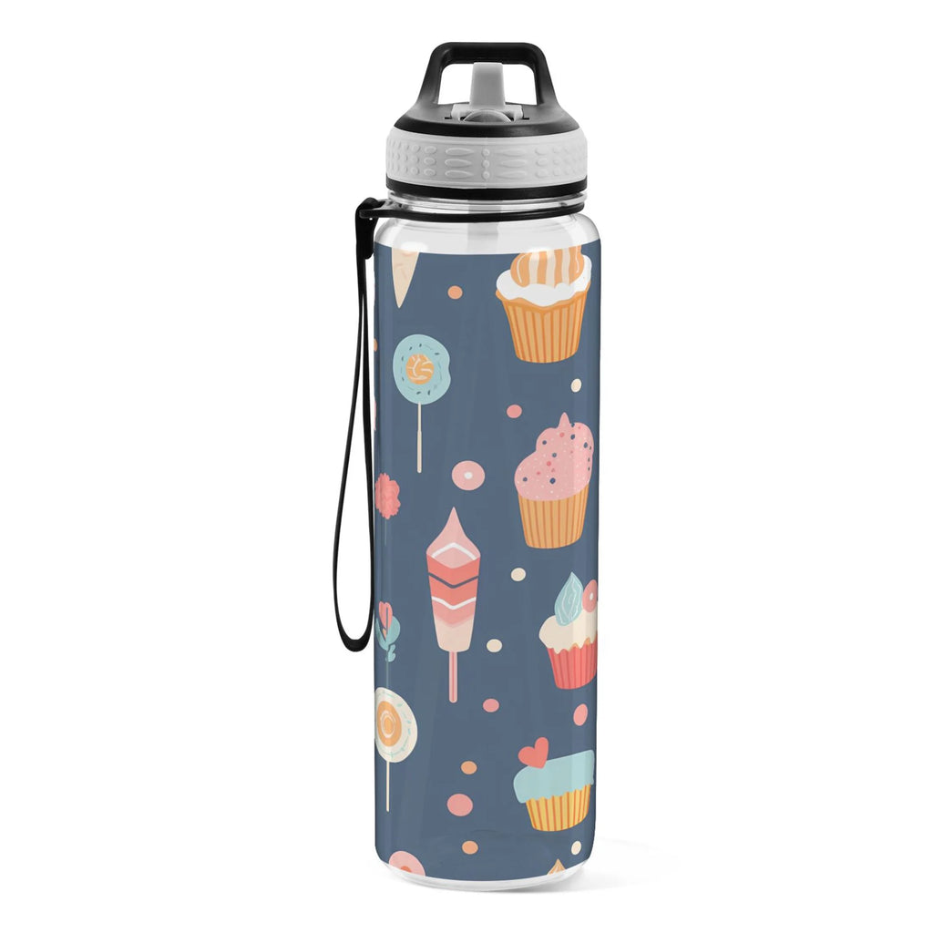 Cream 32oz Tritan Leakproof Sports Bottle with Straw E9096