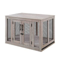Dog Crate with Cushion and Tray T2363
