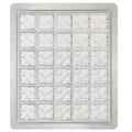 Wavy Pattern Vinyl Glass Block Window L78895