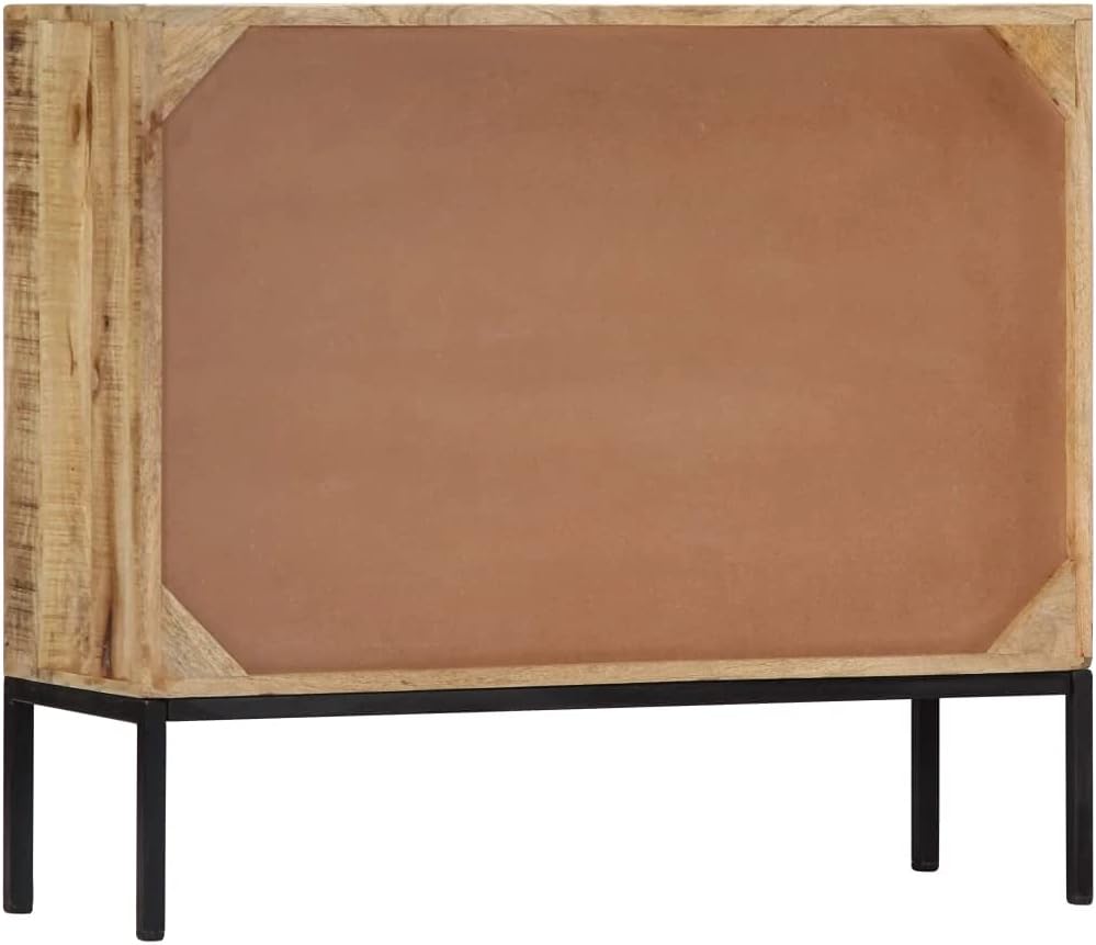 Solid Mango Wood Sideboard with Drawer Storage I511