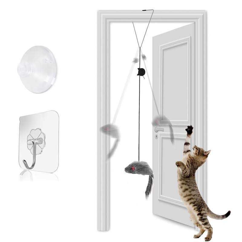 Hanging Door Cat Mouse Toys K2046