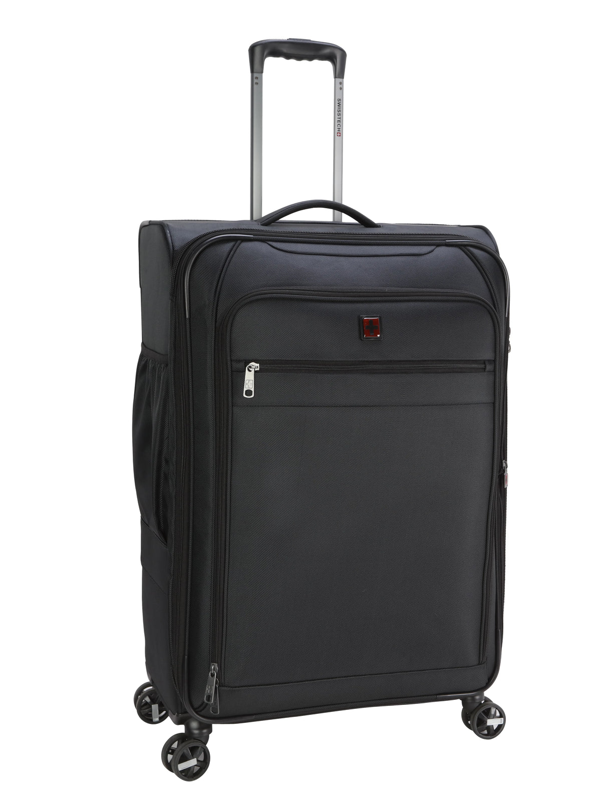 28in Black Softside Spinner Luggage Q962