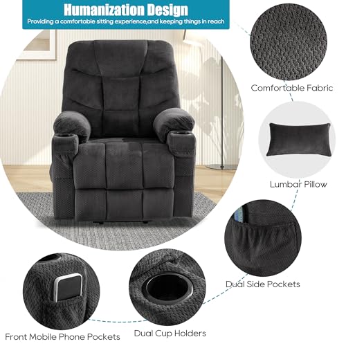 Power Lift Recliner Chair with Heat and Massage and USB Port C991549