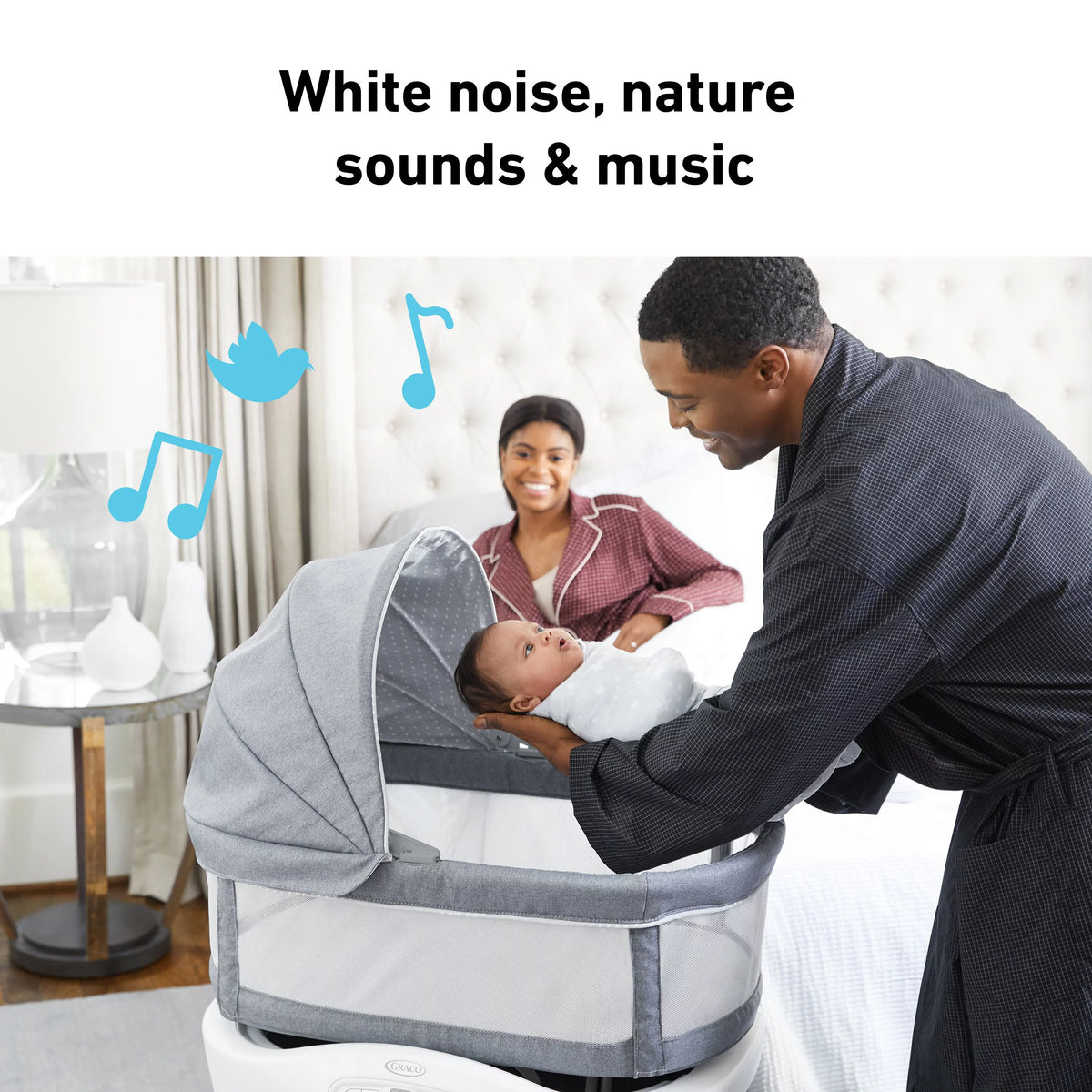 Ellison Bassinet with Cry Detection Technology Z546
