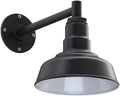 8 inch Dome 16 inch Gooseneck Outdoor Wall Mounted Barn Light B137