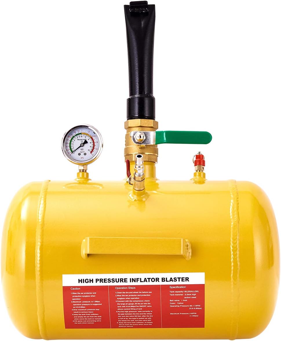 5 Gallon Air Tire Bead Seater Blaster Tool Inflator 145psi C37975