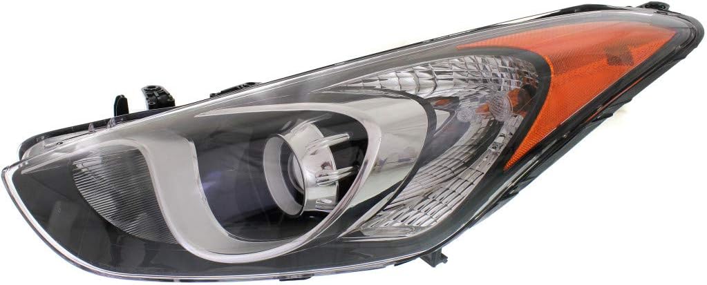 Headlight Assembly Passenger Side with Bulbs Y97349