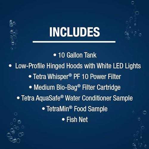 10 Gallon Glass LED Aquarium Kit D286464