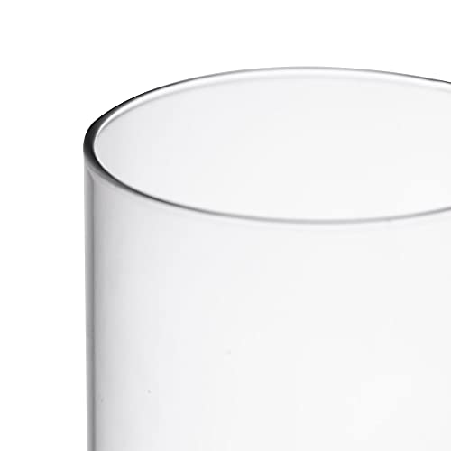 Clear Glass Hurricane Candleholder N855036