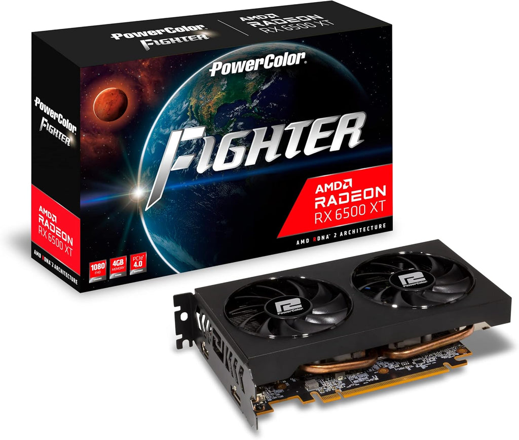 AMD Radeon RX 6500 XT Gaming Graphics Card with 4GB GDDR6 Memory D9531