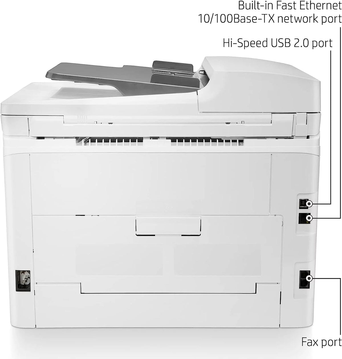 Wireless All-in-One Laser Printer, Print Scan Copy Fax, 16 ppm, 600 x 600 dpi, Auto 2-Sided Printing, 35-Sheet ADF, Ethernet H750234