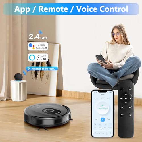 5000Pa Robot Vacuum and Mop Combo with Self-Charge O30681