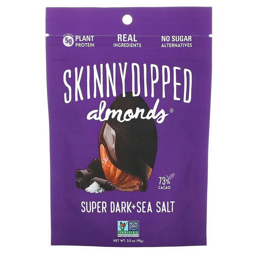 Super Dark + Sea Salt Almonds, 3.5 oz Pack of 3 A904656