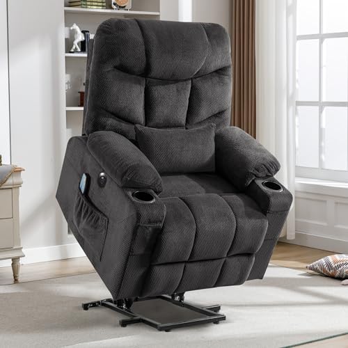 Power Lift Recliner Chair with Heat and Massage and USB Port C991549