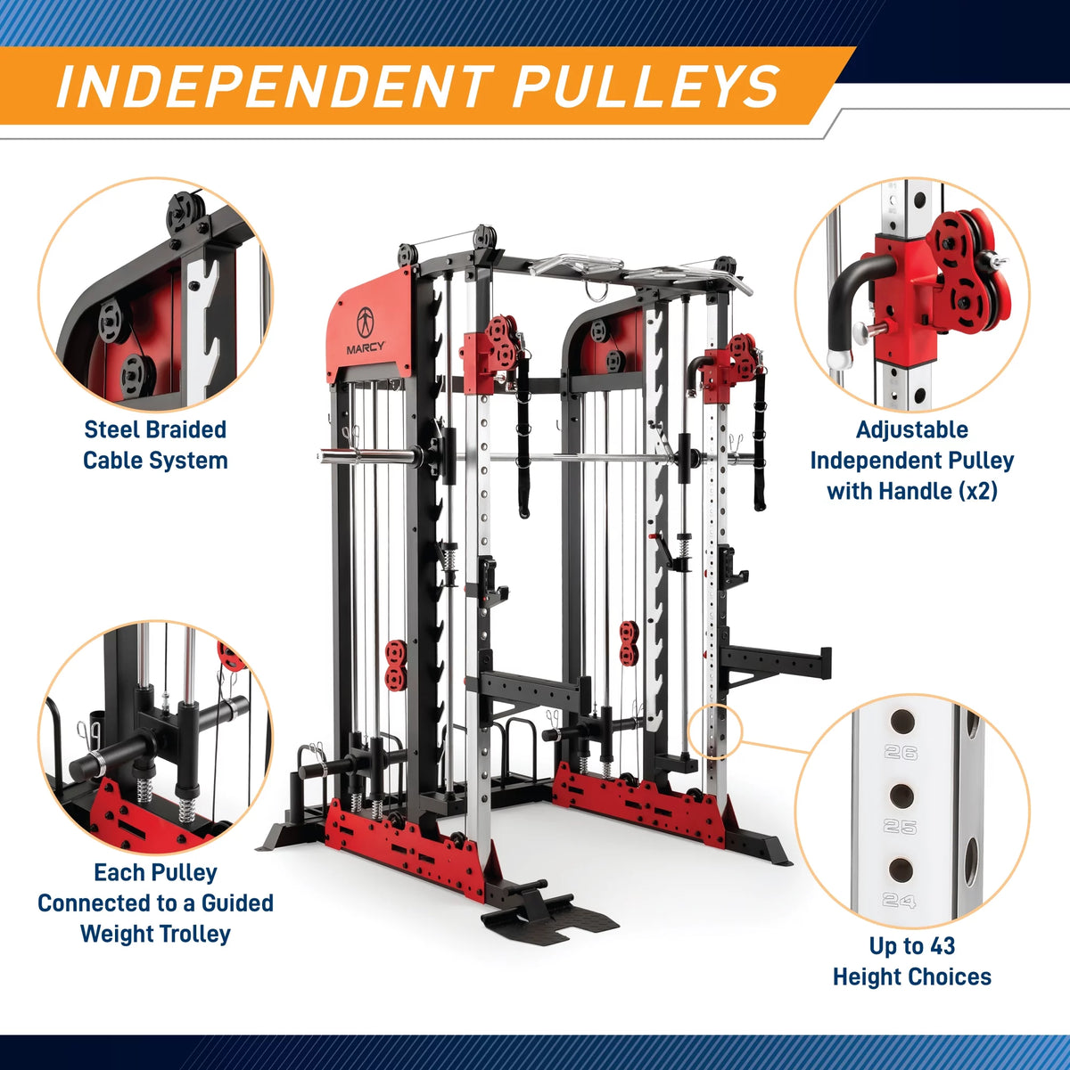 Smith Cage Home Gym System D10073