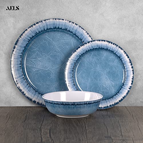 Melamine Dinnerware Set of 12 Pcs, Sage Green Z608520
