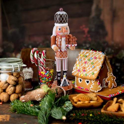 14.4 Inch Wooden Christmas Nutcracker Figure S9446