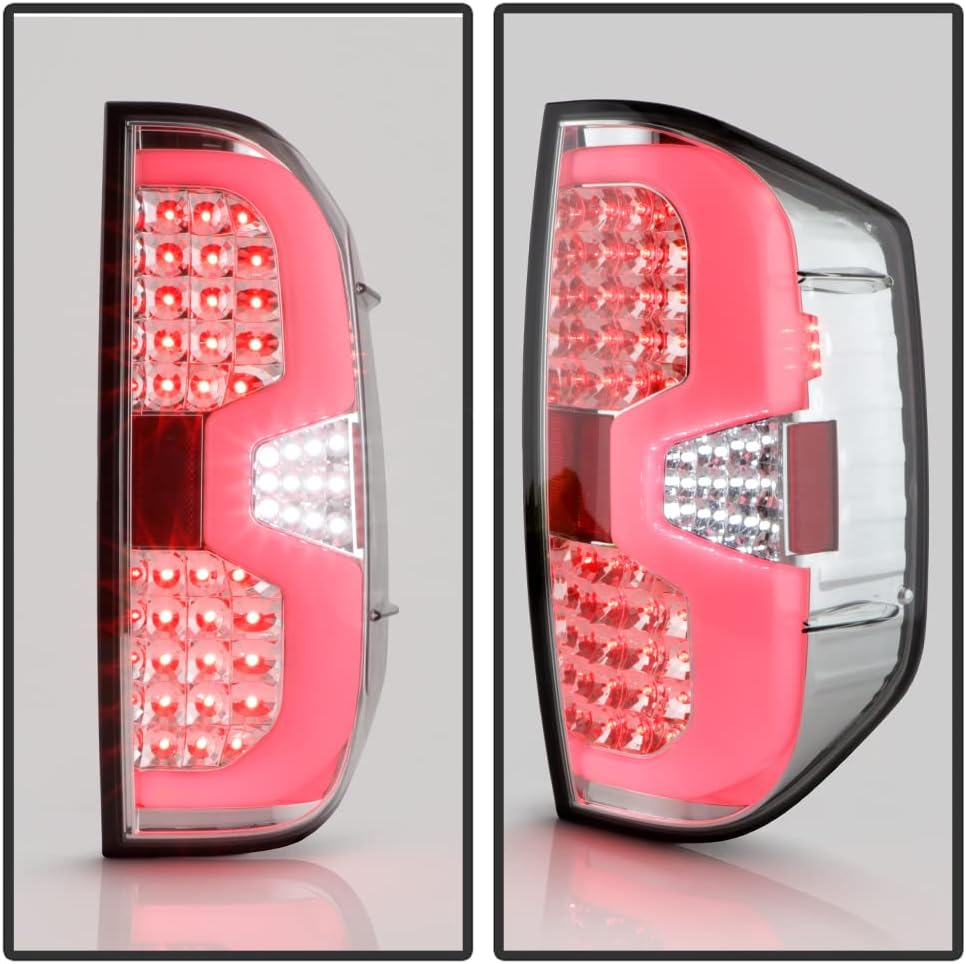 Chrome Full LED Tail Lights Pair Set Left+Right F959182