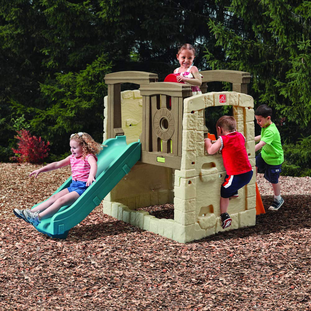 Woodland Climber Outdoor Activity Center with Slide X522683