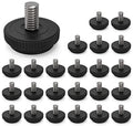 8 Pack 5/16-18 Stainless Steel Adjustable Threaded Furniture Leg Leveling Feet F1140