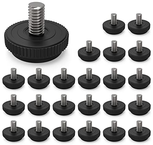 8 Pack 5/16-18 Stainless Steel Adjustable Threaded Furniture Leg Leveling Feet F1140
