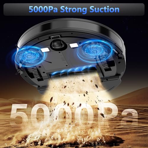 5000Pa Robot Vacuum and Mop Combo with Self-Charge O30681