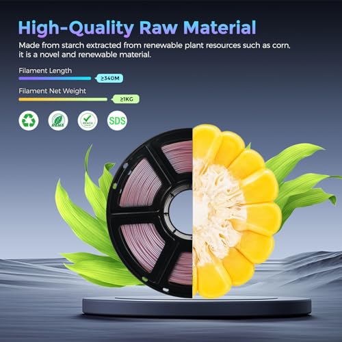 PLA Filament 1.75mm Burnt Titanium 1kg X949680