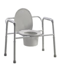 Grey Bariatric Folding Commode P7062