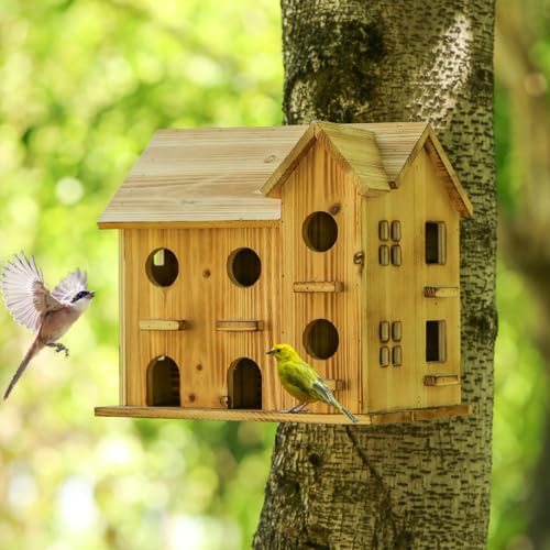 10 Hole Hanging Birdhouse Kit P4917