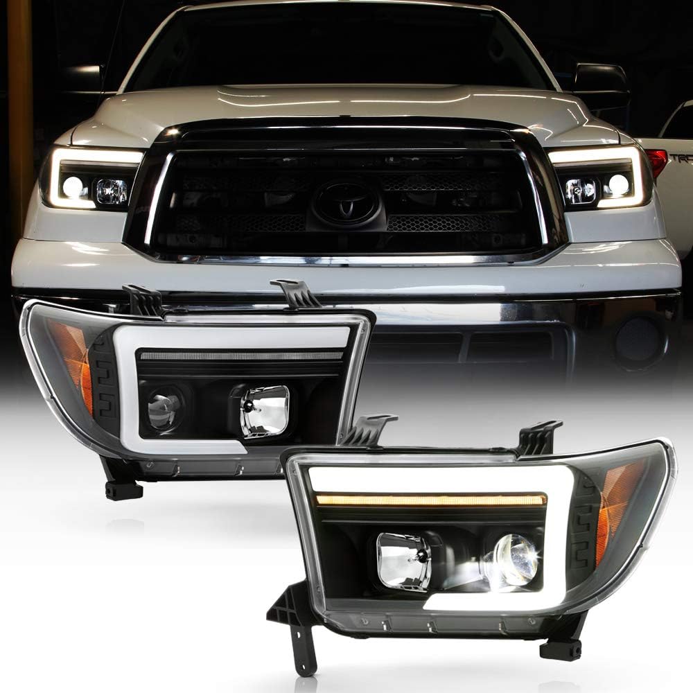 Black LED Projector Headlights U4252
