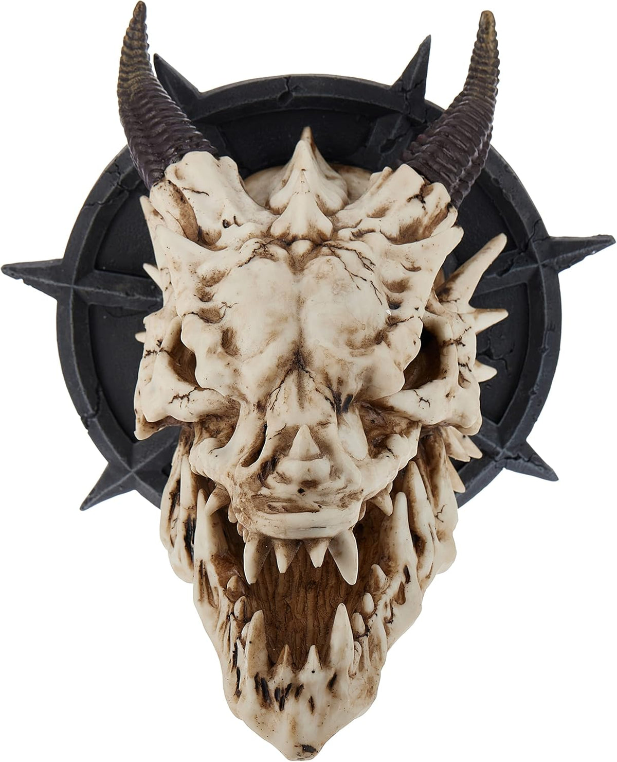 Horned Dragon Skull Wall Trophy F4516