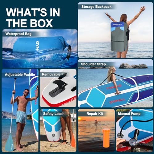 Inflatable Stand Up SUP Paddle Board with Storage Bag K849