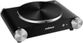 1500W Electric Hot Plate Single Burner Stainless Steel Black J751