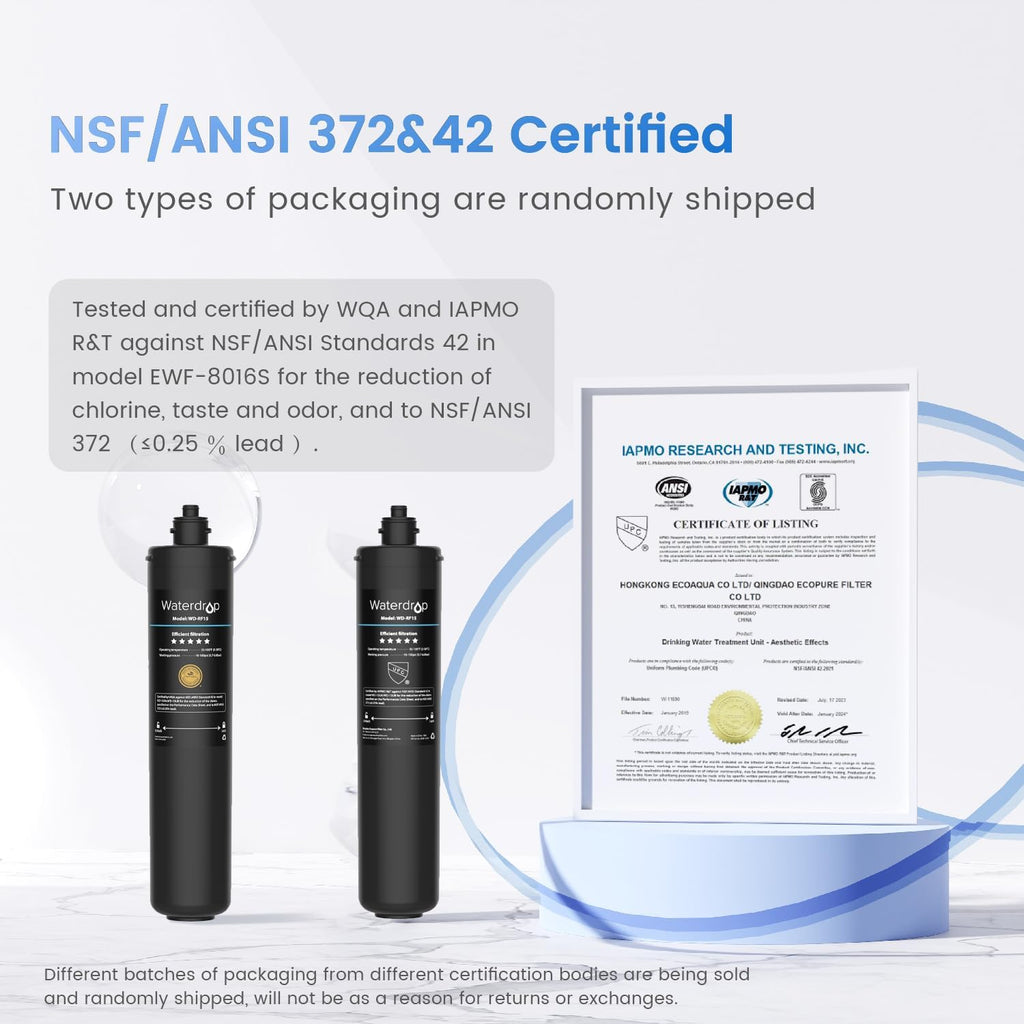 Under Sink Water Filter System and Replacement Filter Cartridge L7128