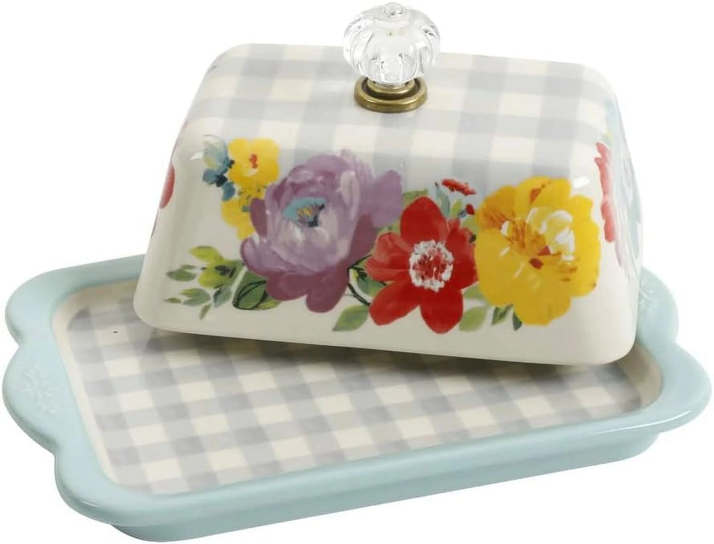 Ceramic Double Stick Butter Dish X104