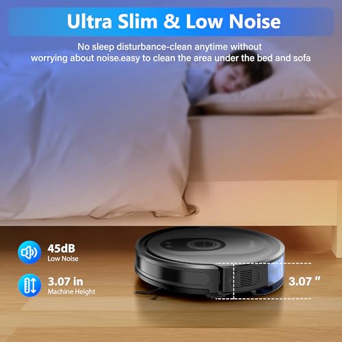5000Pa Robot Vacuum and Mop Combo with Self-Charge O30681