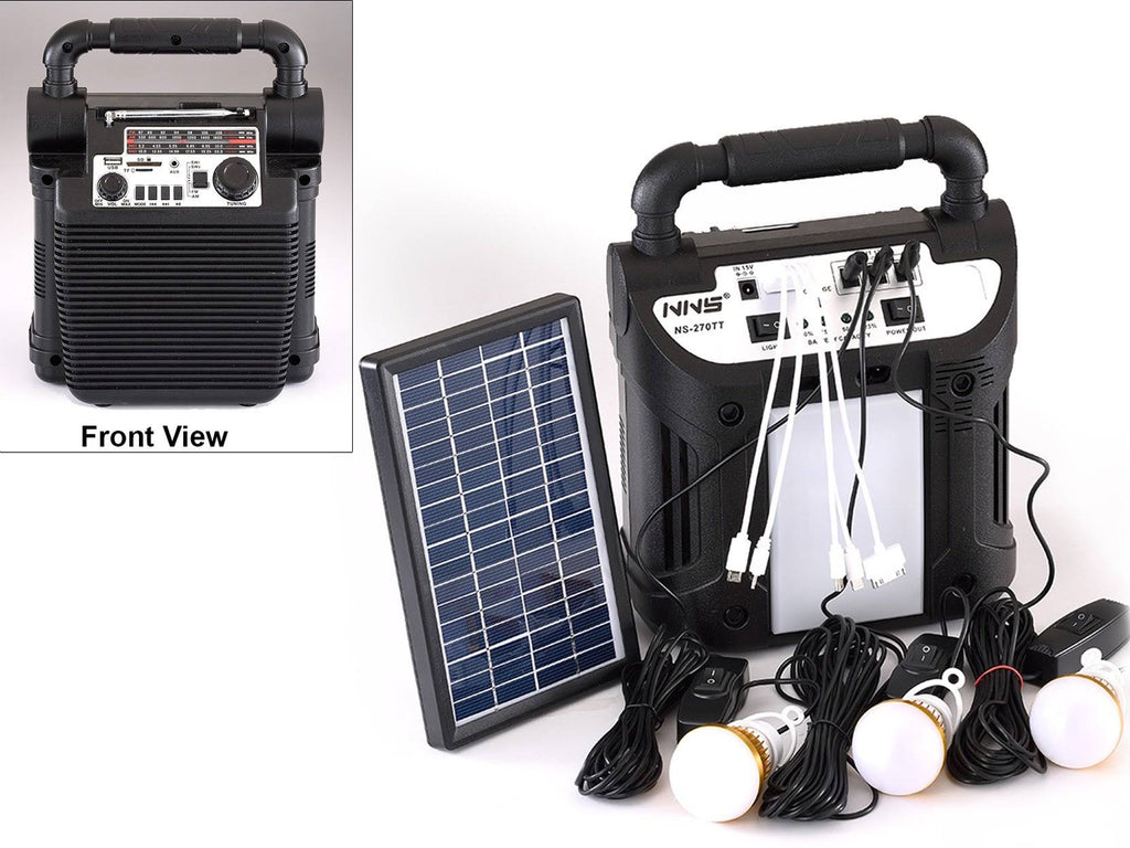 9-in-1 Solar Power Bank Speaker W57768