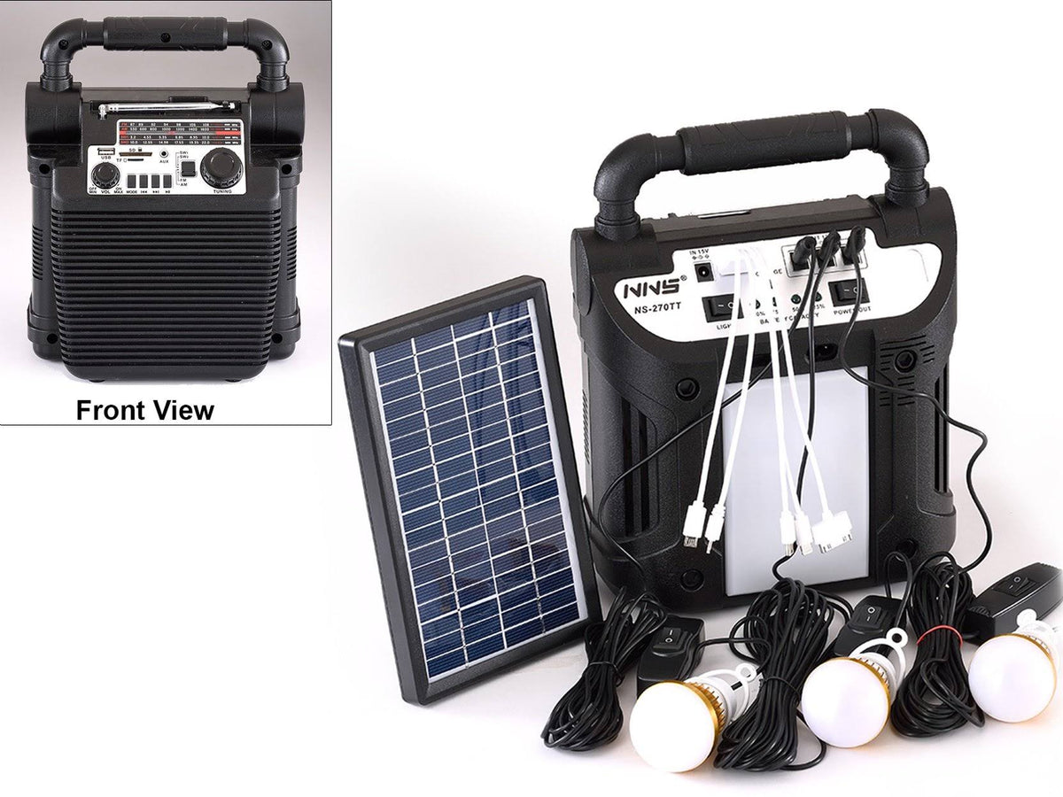 9-in-1 Solar Power Bank Speaker W57768