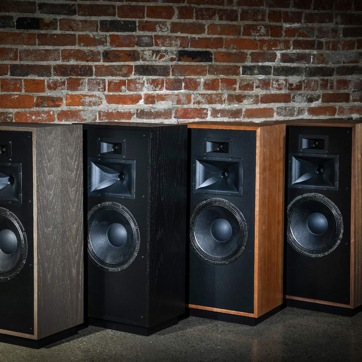 Natural Cherry Floorstanding Horn-Loaded Speakers M4444