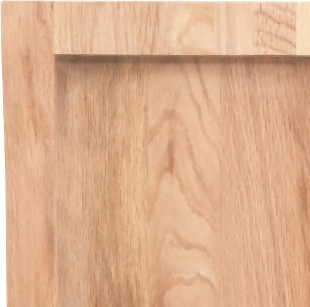 Treated Solid Wood Live Edge Table Top 39.4in x 23.6in J31946