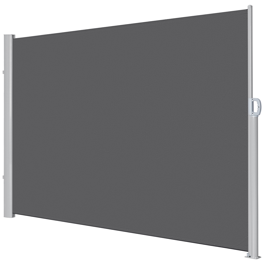 118 x 71" Retractable Side Awning, Dark Gray S316033